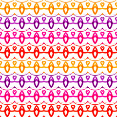 seamless pattern with ribbons, geometric shaped decorative abstract background, digital canvas art drawing, graphic design illustration wallpaper