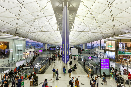 Hong Kong Airport Terminal In China