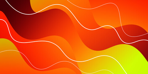 Abstract Soft Liquid Orange Colors Background
