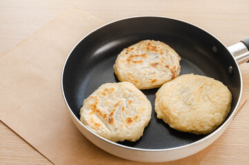 焼いた梅ヶ枝餅　手作り