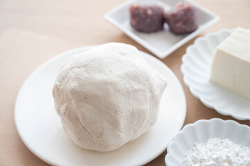 豆腐で練った白玉粉