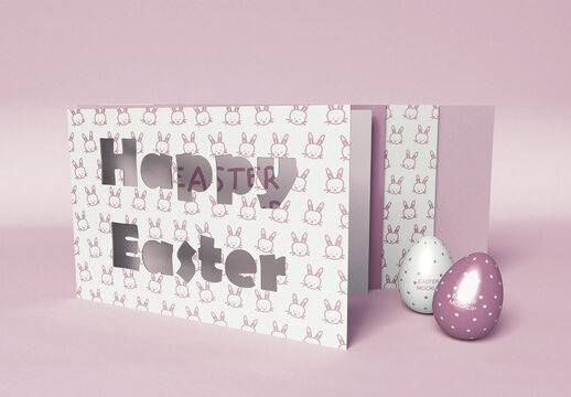 Easter Card Mockup