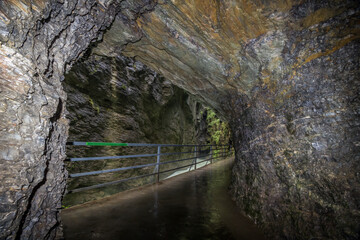 Aare Gorge in Berner Oberland in Switzerland