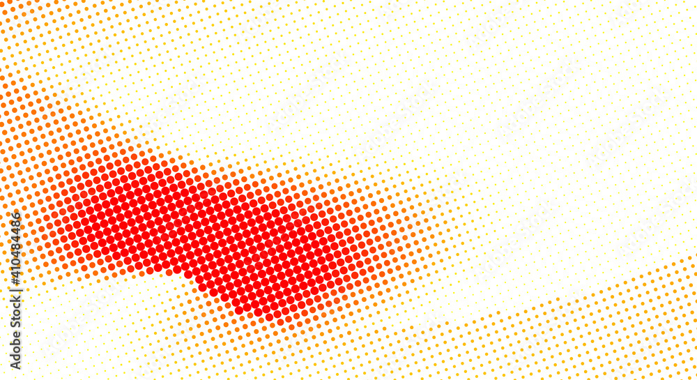 Poster Retro dotted background with halftone effect. Vector pattern