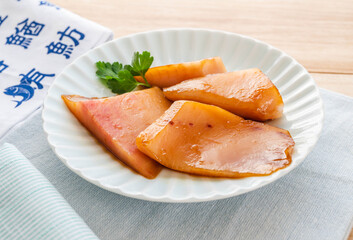 焼魚用メカジキの醤油漬け