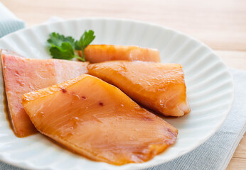 焼魚用メカジキの醤油漬け