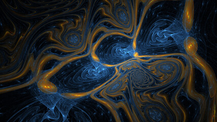 Obraz premium Abstract Computer generated Fractal design. A fractal is a never-ending pattern. Fractals are infinitely complex patterns that are self-similar across different scales. 2d rendering