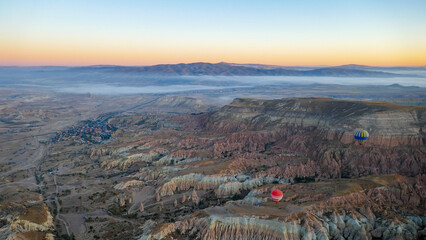 Hot air balloon flight in Cappadocia