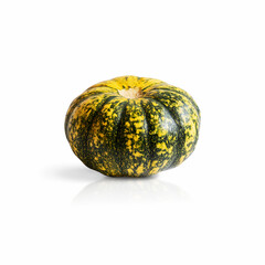 Ripe pumpkin, isolated on a white background.
