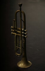 antique trumpet