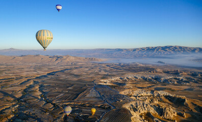 Hot air balloon flight in Cappadocia