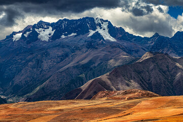 Peru, Cusco Region. Mount Chicon in the Urubamba mountain range (in the Andes of Peru)