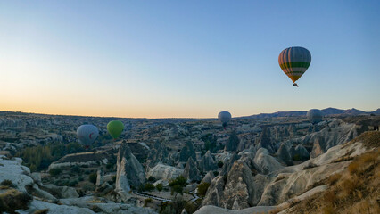 Hot air balloon flight in Cappadocia