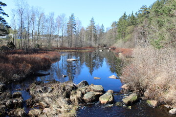 Flusslauf in Orrefors