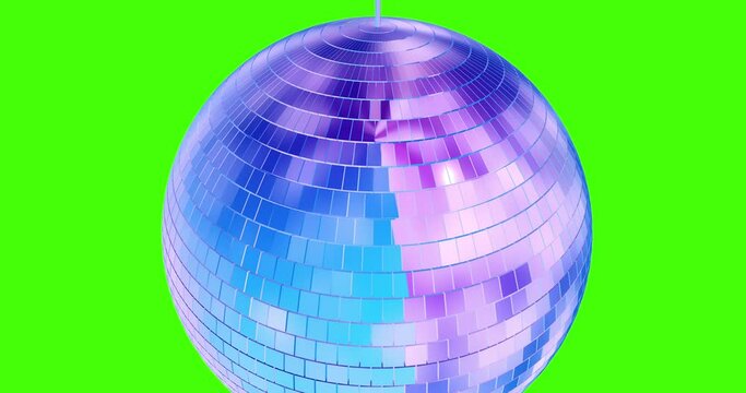 Abstract beautiful disco ball decoration loop animation