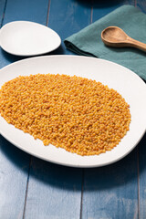 Fregola sarda, a traditional pasta from Sardinia