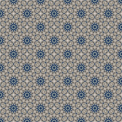 seamless pattern with flower ornament