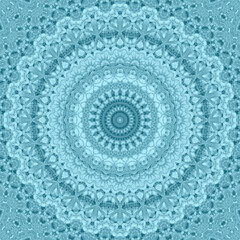 Blue background with circles