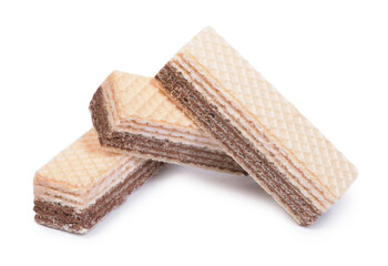 Group of multilayer waffles isolated