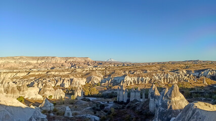 Amazing valley in Cappadocia, unusual relief