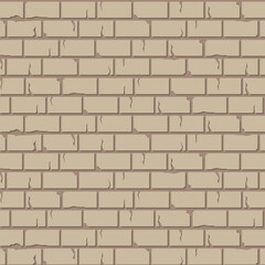 Brick wall vector for background designs