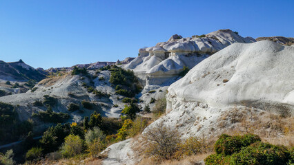 Fototapeta na wymiar Amazing valley in Cappadocia, unusual relief