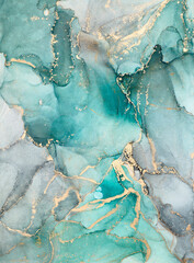Alcohol ink art.Mixing liquid paints. Modern, abstract colorful background, wallpaper. Marble texture.Translucent colors