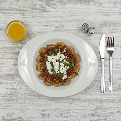 Goat Cheese Mushrooms Top