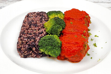 Healthy Lunch Three Colour