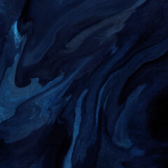 ocean watercolor marble texture cool dark blue sea background wavy abstract swirl backdrop