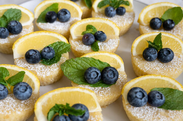 Olive Oil Cupcakes with Fruit Toppings