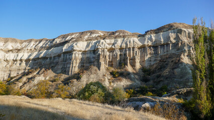 Fototapeta na wymiar Amazing valley in Cappadocia, unusual relief