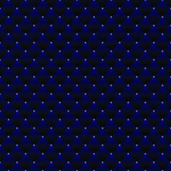 Luxury blue background with blue beads. Seamless vector illustration. Upholstery background.