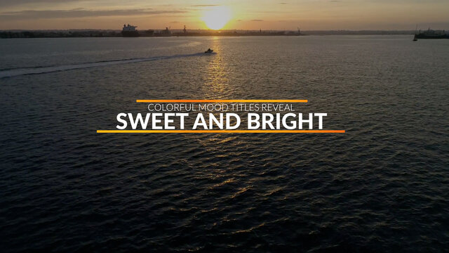 Sweet and Bright Colorful Mood Titles Reveal