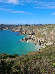 Guernsey Channel Islands, La Bette and Jaonnet Bay
