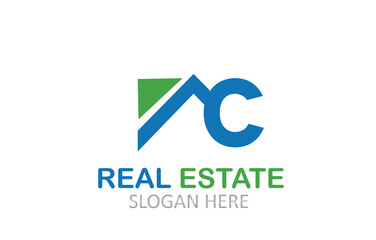 AC Letter Real Estate Logo Design