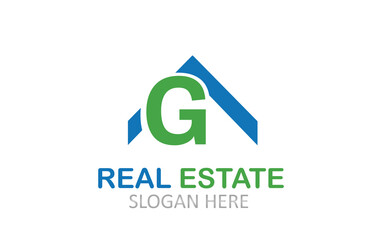 G Letter Real Estate Logo Design