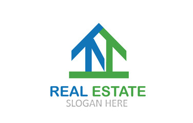 N Letter Real Estate Logo Design