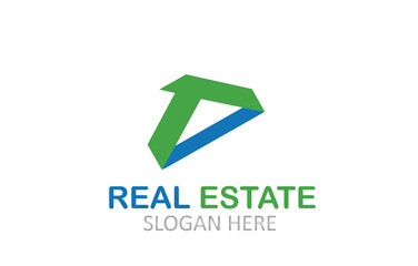 A Letter Real Estate Logo Design