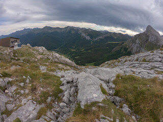 The upper terminus and lookout of famous cable car 