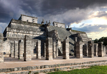 Chichen Itza, one of the largest Maya cities, a large pre-Columbian city built by the Maya people....