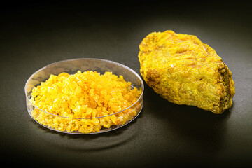 uranyl nitrate or uranium is a yellow water-soluble uranium salt used in photography and fertilizers  in chemistry uranium is used as a catalyst in many chemical reactions © RHJ