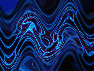 Abstract  light trails, background illustration
