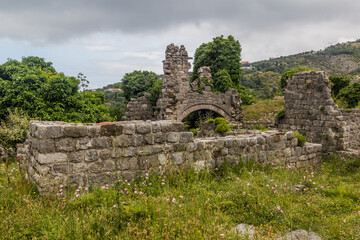 Ruins of an ancient settlement Stari Bar, Montenegro