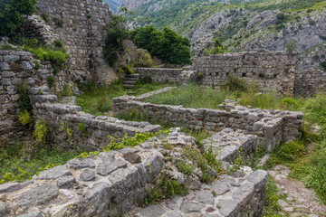 Fototapeta na wymiar Ruins of an ancient settlement Stari Bar, Montenegro