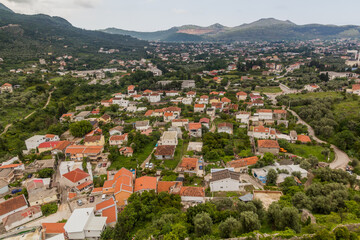 Fototapeta na wymiar Aerial view of Bar, Montenegro