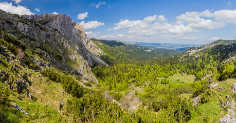 Naklejka na ściany i meble Landscape of Durmitor national park, Montenegro.