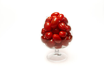 Tomaten, Rote Tomaten in Glas,