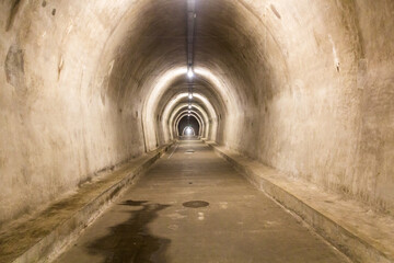 Fototapeta na wymiar Pedestrian tunnel Gric in Zagreb, Croatia
