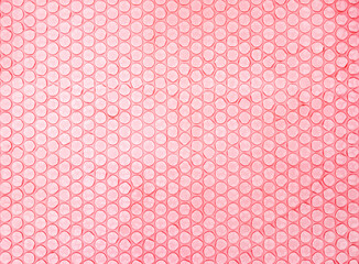Pink bubble wrap texture